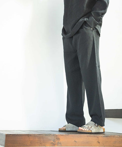 MR.OLIVE /SILKY LINEN / RELAX EASY PANTS ミスターオリーブ/シルキーリネン/リラックスイージーパンツ
